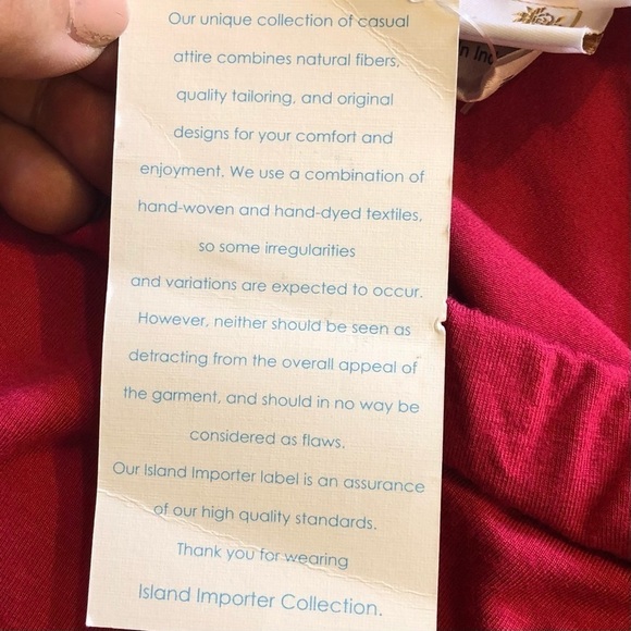 Island Importer/ NWT/ Women's Rayon Cocktail Island Dress/ Bright Pink / S - Picture 12 of 15